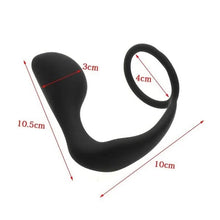 Load image into Gallery viewer, MOONA Silicone Massager Anal Plug with Penis Ring Anal Plug Sex Toys Couples Adult Products
