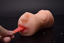 Load image into Gallery viewer, 3 in 1 Lifelike Pocket Pussy Male Masturbator Toy with 3D Realistic Vagina and Tight Anus Sex Stroker, Portable Flesh Light Sex Doll with Three Channels Man Masturbation Stroker Adult Sex Toys
