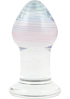 Glas Amythyst Rain Glass Butt Plug-(Package of 2)