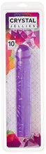 Load image into Gallery viewer, Doc Johnson Crystal Jellies - 10 Inch Classic Dong - Purple
