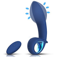 Load image into Gallery viewer, G-spot Anal Vibrator Automatic Inflatable Prostate Massager Sex Toys - Adorime Rechargeable Silicone Vibrating Butt Plug Expansion Stimulator with 10 Modes &amp; Wireless Remote for Men Women
