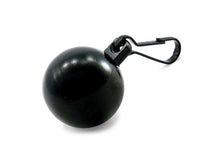 Heart 2 Heart Weight Ball with Clip, Black, 4 oz