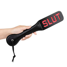 Load image into Gallery viewer, VENESUN Faux Leather Spanking Paddles for Adults, 12.8inch Slut Slapper Paddle for Sex Play
