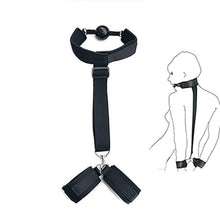 Load image into Gallery viewer, Bed Restraints Sex Adult Bondaged for Women Men Kinky Play Game Adjustable Soft Straps Sex Handcuff Ties Up Hand and Legs Sexy Straps and Restraints for Couples SM Tools Play Set Women&#39;s Hoodies
