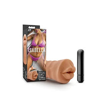 Load image into Gallery viewer, Blush M for Men - Isabella - 5&quot; Vibrating Ultra Soft Realistic X5 Plus Ribbed Masturbator Stroker - Tight and Fits You Like A Glove - Open Ended - Hand Held Male Masturbation Sex Toy
