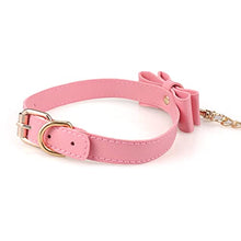 Load image into Gallery viewer, My Bondage Store Leash and Collar BDSM Pink Bow Restraints Cuffs Set Sex Toy, One size fits all, 1.0 Count
