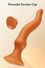 Load image into Gallery viewer, Long Anal Plug Dildo with Strong Suction Cup Soft Liquid Silicone Butt Plug Vaginal Stimulation Prostate Massage for Beginner Advanced Players Sex Factory (S)
