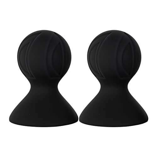 JEATHA Women's Silicone Breast Pump Nipple Sucker Enhance Nipples Massage Accerssory for Couples Wife Black One Size