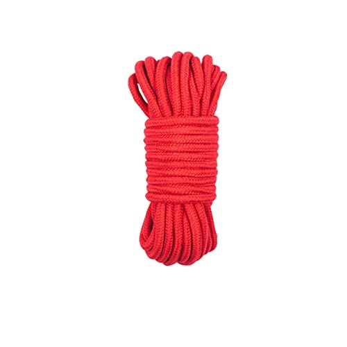 YIXISM 5/10M BDSM Bondage Soft Thicken Cotton Rope Handcuffs Slave Roleplay for Couples Adult Games Products Fetish Harness Sex (Color : 10M-03)