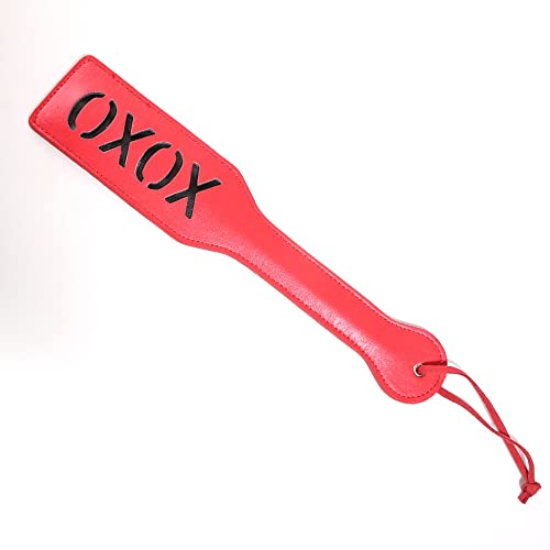 SM Flog Spank Paddle Beat Submissive Slave BDSM Pink Kinky Fetish Whip PP Paddles Adult Sex Toys (Red)