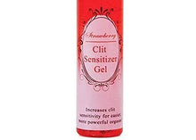 Load image into Gallery viewer, NEW Strawberry Clit Sensitizer Gel pump bottle delicious strawberry Formulated to increase clit sensitivity Made with kissable, lickable, and so delicious strawberry flavor. - 1 fl oz.
