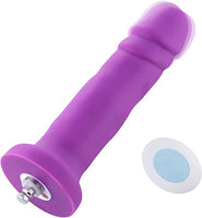 Hismith 6.7Vibrating Dildo with 3 Speeds + 4 Modes with KlicLok System - Silicone Anal Dildo for Advanced Users - 5.9