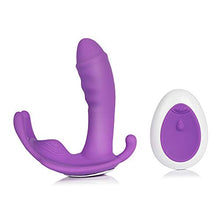 Load image into Gallery viewer, APP Control Panties Vibrator for Women Strapon Invisible Vibrator Wearable Butterfly Vibrator G Spot Clit Stimulator,Purple,app Control with Box
