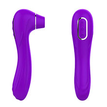 Load image into Gallery viewer, Clitoris Stimulating Vibrator - Non-Contact Clitoral Sucking Pressure-Wave Technology &amp; Vibration, Waterproof, Rechargeable (Purple)
