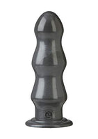 Doc Johnson American Bombshell - B-7 Tango - Vac-U-Lock and F Machine Compatible Dildo or Butt Plug - Gunmetal Grey