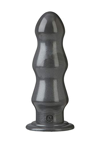 Doc Johnson American Bombshell - B-7 Tango - Vac-U-Lock and F Machine Compatible Dildo or Butt Plug - Gunmetal Grey