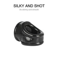 Load image into Gallery viewer, Men Adult Toys Scrotum Bondage Penis Cock Ring Testis Restraint Ball Stretcher Lasting Erection Silicone Penis Extender for Men Sex Time Delay
