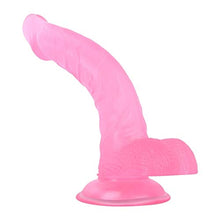 Load image into Gallery viewer, Didldos Realistic Dildo Curved and Firm. Realistic Penis and Suction Cup Base for Hands-Free Play, Adult Sex Toys Vagina G-spot and Anal Fetish 9&quot; (Color : Pink)
