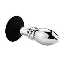 Load image into Gallery viewer, Lock Love Detachable Silicone Sucker Metal Anal Beads Adult Toys and Vagina Sex Toys with Suction Cup &amp; Anchor (Round)
