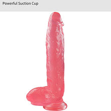 Load image into Gallery viewer, Realistic Large Dildo Clear Jelly Dildo 12 Inch Crystal Big Dildo with Strong Suction Cup, Adult Sex Toy for Women
