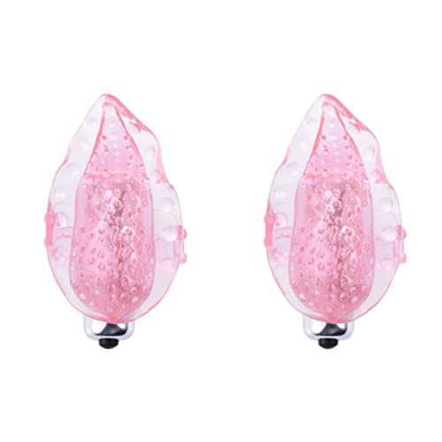 2pcs Clitoral Women Toy Stimulator Vibrator Spot for G Finger Massager Vibrating Pink