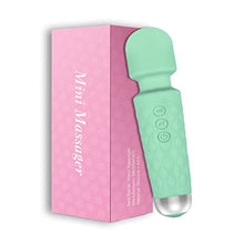 Load image into Gallery viewer, Aroprank Vibrating Massager for Adults, Personal Massager for Women, More Than 20 Frequencies and 8 Modes, Integrated Waterproof Design Suitable for Any Scenario,Green(6 * 1.5 INCH)
