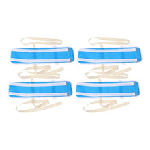 Load image into Gallery viewer, DOITOOL Wrist Brace Wrist Brace Wrist Brace Wrist Brace Elastic Bandages Knee Strap Holder: for Hand Feet Ankle Arm Constraints Control Sky Blue 4pcs Elastic Bandages Mittens
