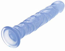 Load image into Gallery viewer, Adam &amp; Eve Tall Boy Dildo, Blue | Realistic, Flexible Rubber Dildo | 8.5 Inches Insertable Length | Great with Water Based Lubes
