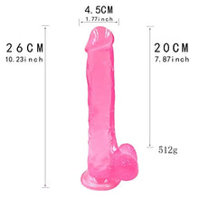 Load image into Gallery viewer, Yaminkc Didldos 10.2 Inch Realistic Dildo Simulation Penis with Stronger Base Hands Free Masturbation Huge Dick Women Vagina G-spot
