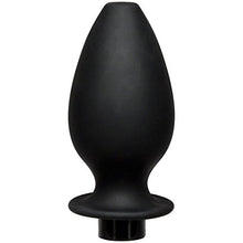 Load image into Gallery viewer, KINK By Doc Johnson Flow Fill Silicone Anal Douche Accessory, Black
