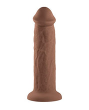 Load image into Gallery viewer, Evolved Love is Back - 7 Inch Girthy Vibrating Dong - Realistic Looking &amp; Rechargeable - Dark Beige / Brown
