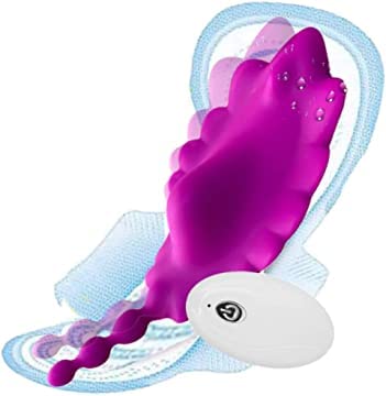 Clitoris Vibrator, Vibrant Couple Sex Stimulation Vibrator, Remote Control, Control Vibrator, Wearable Motor Vibrator with 10 Vibration Modes Waterproof Remote Control Butterfly