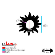 Load image into Gallery viewer, LeLuv Vacuum Pump Easyop Bgrip Ball Handle Bundle with 4 Jelly Rings
