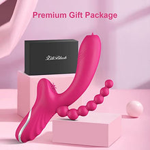 Load image into Gallery viewer, Clitoral Pulsating G Spot Rabbit Vibrator Lick Stimulator Anal Clit Massager with 10 Pulsation Patterns 10 Licking Vibrating Mod Pink 8.7x4.5x1.6in
