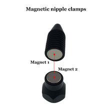 Load image into Gallery viewer, Magnetic Nipple Clamps SM Toys Nipple Toys for SM or Flirting Clitoris Clips Bead Nipple Clamps Sexual Pain for Women &amp; Men (3pcs)
