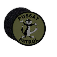 ALFASHIRT Patch Pussay Patrol Camo Bundeswehr Cat Cock Hangover Badge Penis # 32495