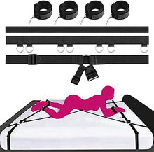 Load image into Gallery viewer, BMINK Adult Couples&#39; Sex Swing, Restraint Sex Door Sex Handcuffs and Restraints King or Queen Bed Wrist Ankle Cuffs Tight Bed Restraints Wrist Straps Restraints
