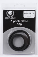 Spartacus Nitrile C Ring Set Black