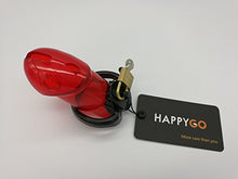 Load image into Gallery viewer, Happygo Male Chastity Device Hypoallergenic Plastic Cock Cage Penis Ring Virginity Lock Chastity Belt Adult Game Sex Toy (Red)
