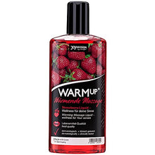 Load image into Gallery viewer, Joydivision Warm Up Flavored Massage Oil, Strawberry, 5.07 Ounce
