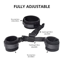 Load image into Gallery viewer, Women Submissive Kit Sex Bonding Straps for Couples Neck to Wrist Kit Bound Restraints Adjustable Soft Bed Tie Down Straps Sex Furniture for Bedroom Position Sex Restraining Women&#39;s Hoodies
