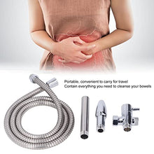 Load image into Gallery viewer, Enema Set, Stainless Steel Ball Type Enemator Reusable Portable Enema Shower Tool Complete Combination
