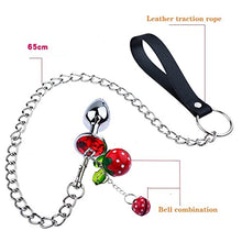 Load image into Gallery viewer, LSCZSLYH Stainless Steel Metal Anal Plug with Bell Butt Plug Smooth Touch Gay Anal Beads Anus Dilator Anal Accessories for Women (Color : GS28-3)
