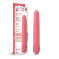 Blush Gaia Eco Bullet | Worlds First Sustainable Plant Based Vibrator | Eco Friendly Non Petroleum Based | Vibrating Pleasure Product for Women | Coral