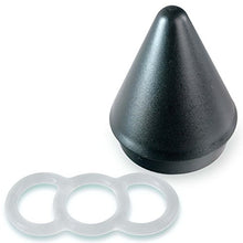 Load image into Gallery viewer, LeLuv Loop Handle Penis Tension Rings Eyro Clear Silicone Bundle with Easyop 2.25 inch Loader Cone 1 inch Unstretched Diameter
