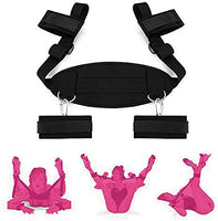 Bed Tied Restraints Sex for Adult Couple Bed Restraints Sex Adult Bondaged Adjustable Hand and Ankle Cuff Bed Bondaged Restraints Kit for Women Men SM Toys Sex Bed Adult Set Women's Hoodies