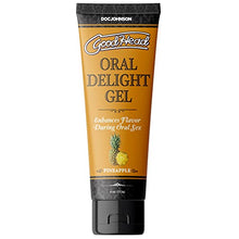 Load image into Gallery viewer, Doc Johnson GoodHead - Oral Delight Gel - Pineapple - Enhances Flavor During Oral Sex and Freshens Breath - Sugar-Free (4 oz./113g)
