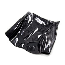 Load image into Gallery viewer, Female Adult Toy Black Patent Leather Cat Face Open Blindfold Hood Play Party JL-042
