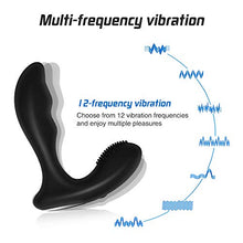 Load image into Gallery viewer, Prostate Male Massage Remote Prostata prostatic Silicone Massaging Silent Electric Training Mermaid Charging Ergonomic Rotating Wagging Dual Motor Vibrator Masturbator
