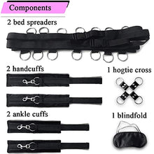 Load image into Gallery viewer, Sex Restraints Sex Handcuffs Games for SM Play BDSM Bondage Kits Hogtie Blindfold
